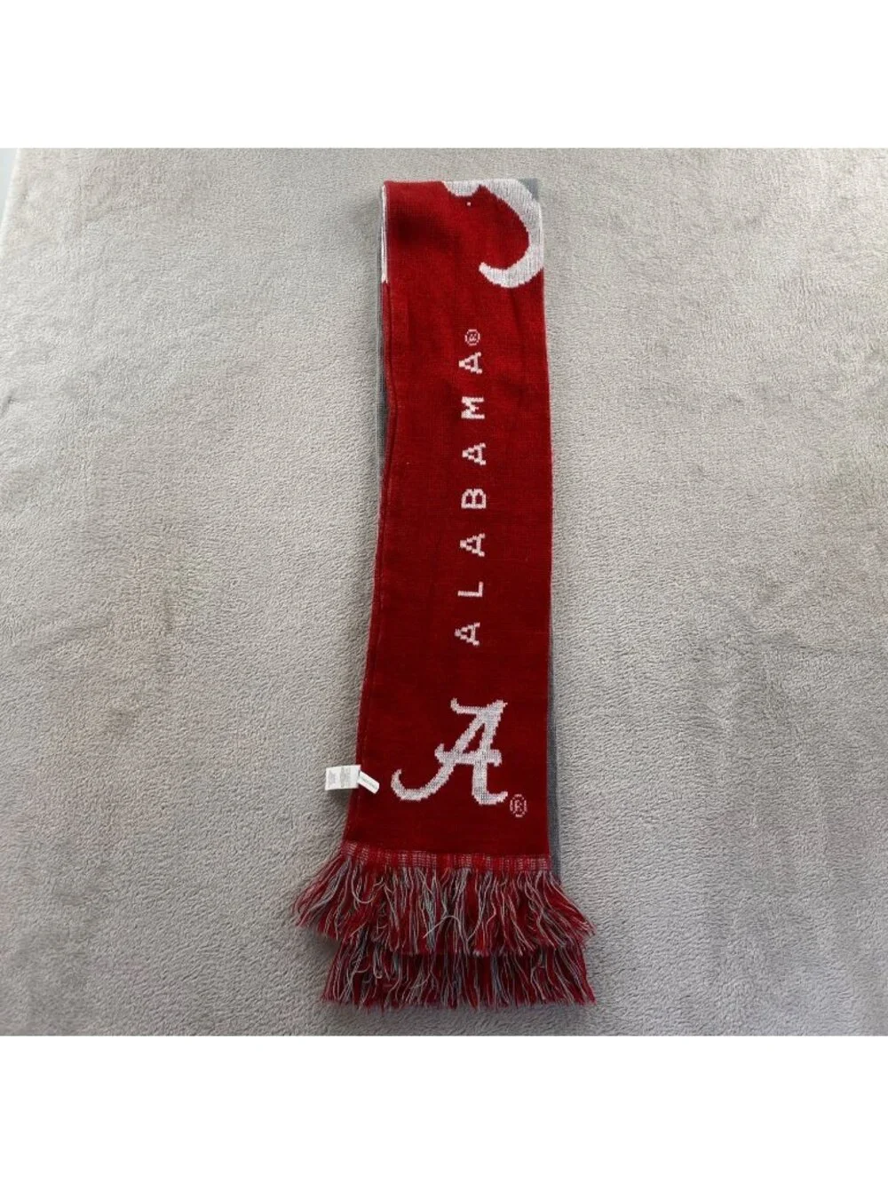 Foco Alabama Crimson Tide Knit Scarf One Size Unisex Reversible 100% Acrylic